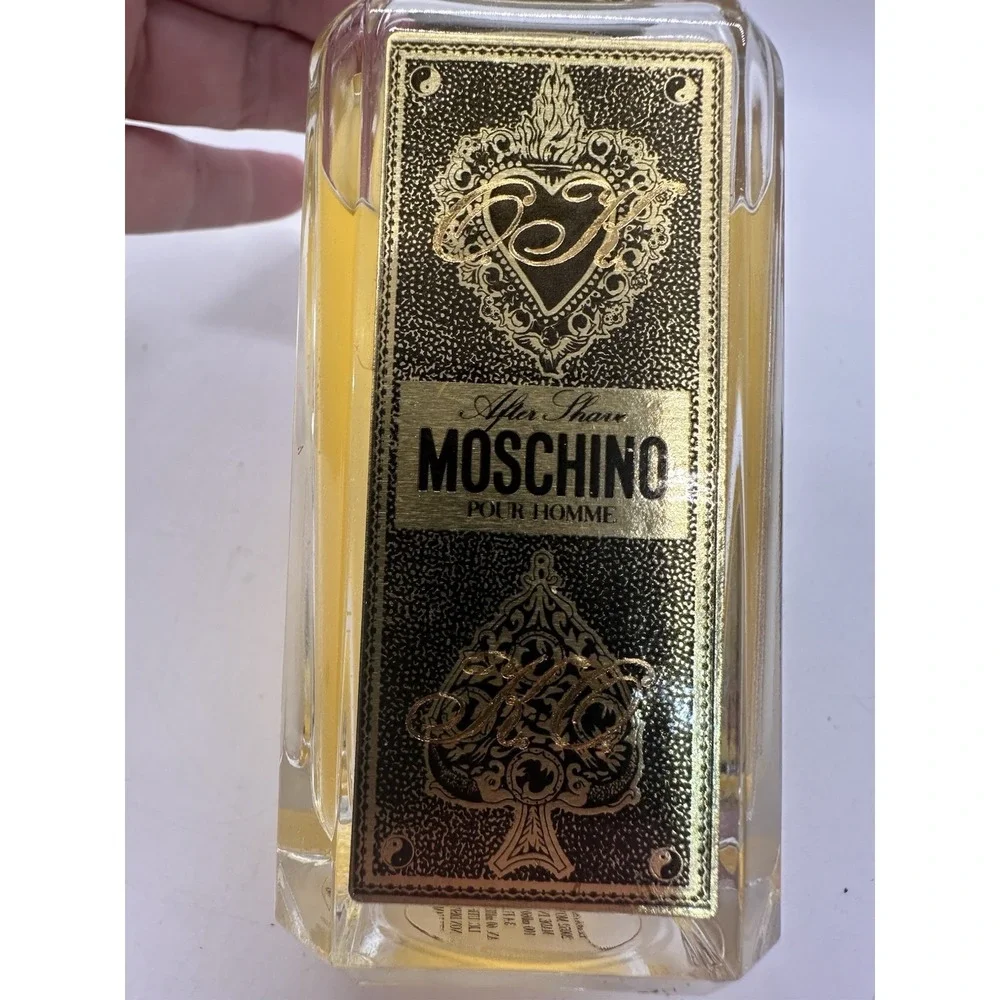 Vintage Moschino Pour Homme After Shave Splash 3.4 oz Rare Discontinued No Box‎